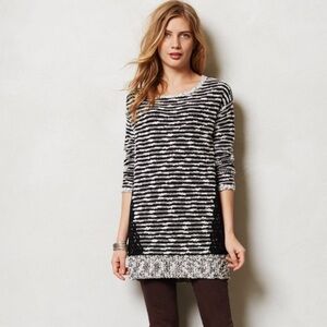 Anthropologie Moth Staccato Stripe Sweater